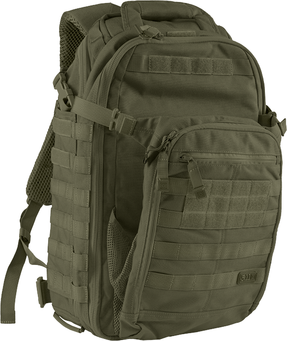 Green tactical backpack