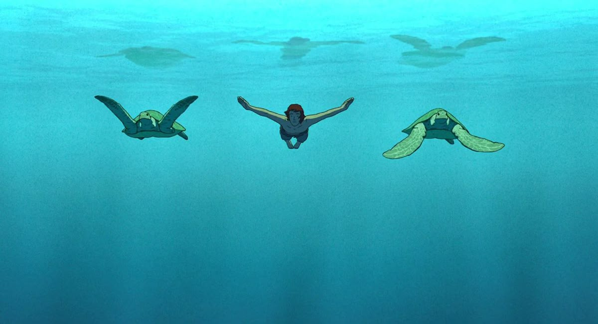 The Red Turtle Illustration